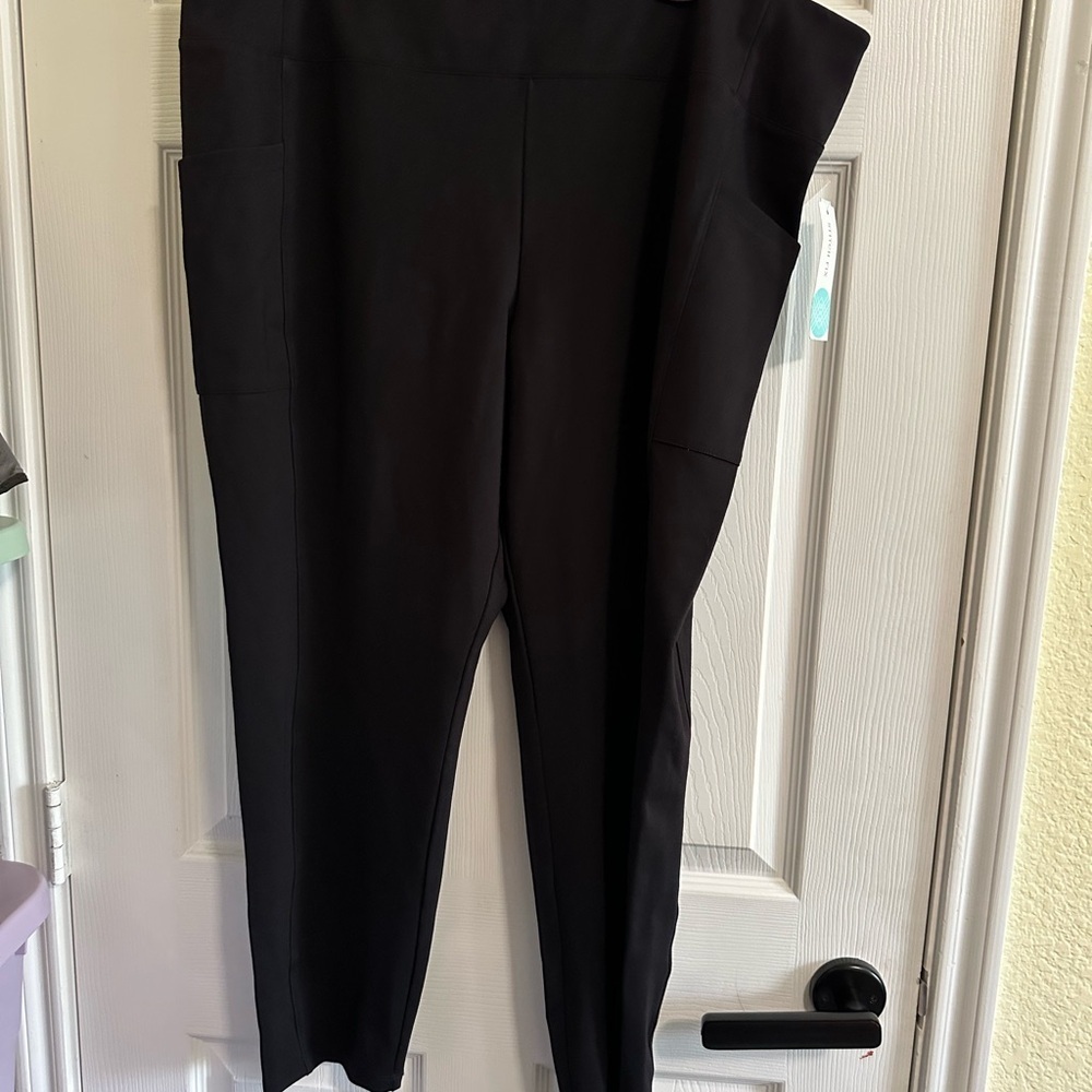 Women's 41 HAWTHORN Black Dress Pants with pockets NWT Size 3X